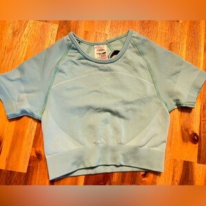 Gymshark Light Blue Athletic Top